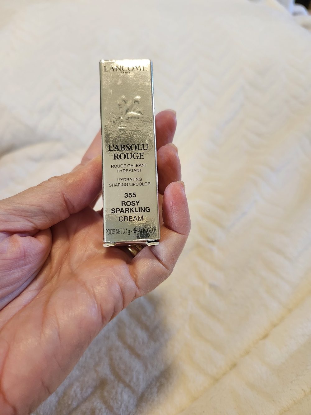 LANCOME - L'Absolu Rouge Hydrating Lipcolor - 355 Rosy Sparkling Cream